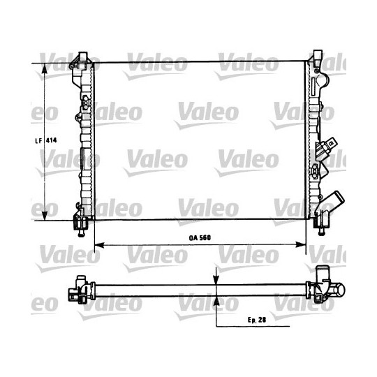 731128 - Radiator, engine cooling 