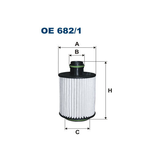 OE 682/1 - Oil filter 
