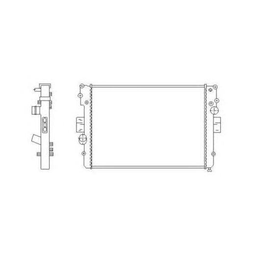 58224 - Radiator, engine cooling 