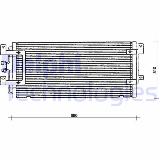 TSP0225075 - Condenser, air conditioning 