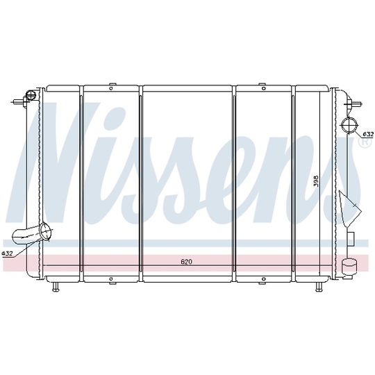 63876 - Radiator, engine cooling 