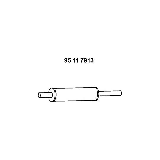 95 11 7913 - Front Silencer 