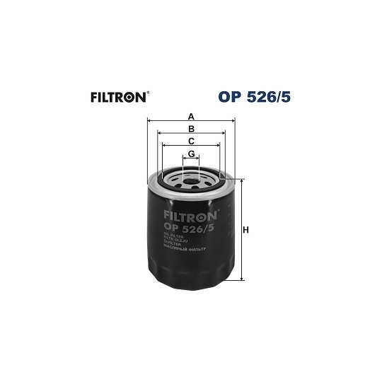 OP 526/5 - Oil filter 