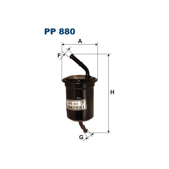 PP 880 - Bränslefilter 