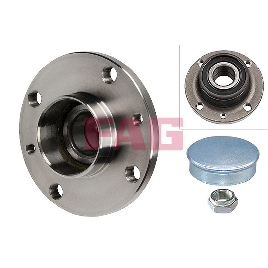 51754193 - Wheel bearing kit, wheel hub OE number by ABARTH, ALFA