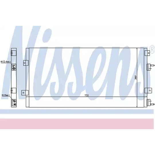 94553 - Kondensor, klimatanläggning 