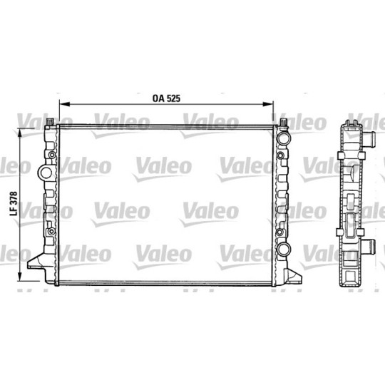 731007 - Radiaator, mootorijahutus 