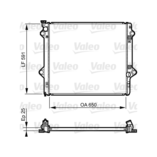 735568 - Radiaator, mootorijahutus 