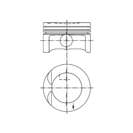 99438610 - Piston 