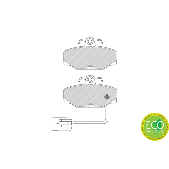 FDB915 - Brake Pad Set, disc brake 