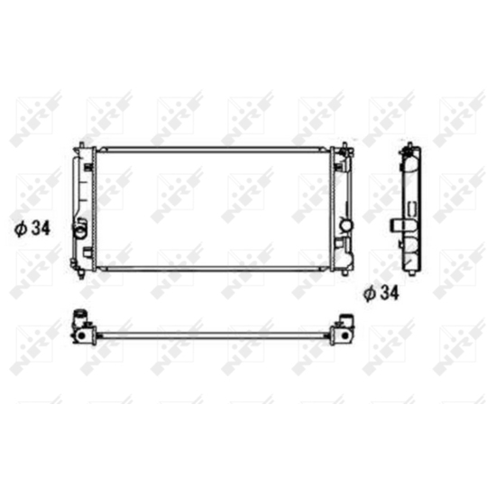 53709 - Radiaator, mootorijahutus 