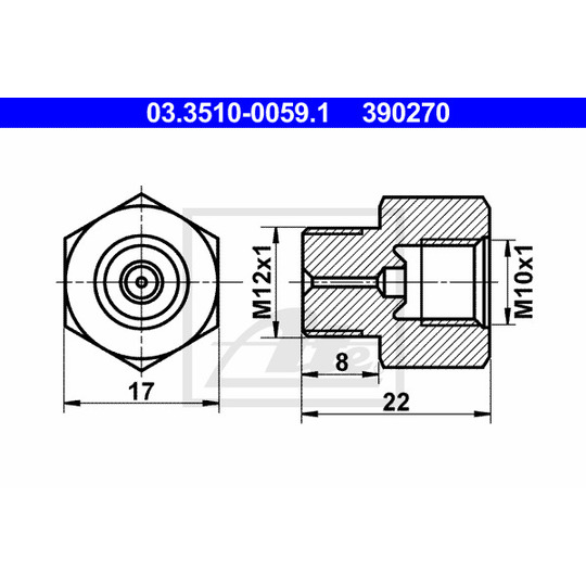 03.3510-0059.1 - Adapter, piduritorustik 