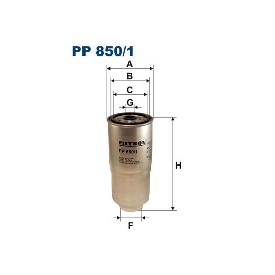 PP 850/1 - Fuel filter 