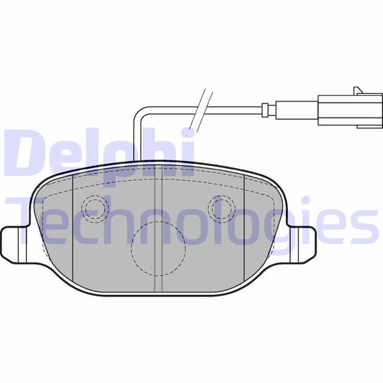 LP2223 - Brake Pad Set, disc brake 