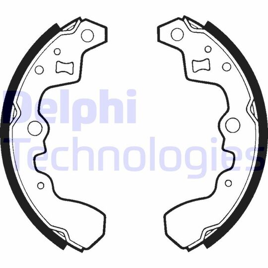 LS1338 - Brake Shoe Set 