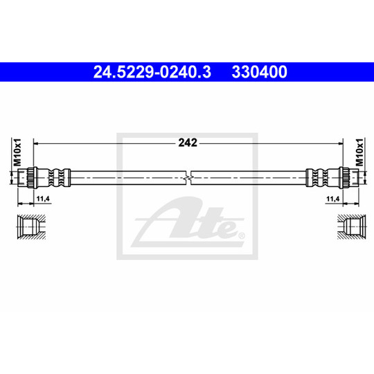 24.5229-0240.3 - Bromsslang 