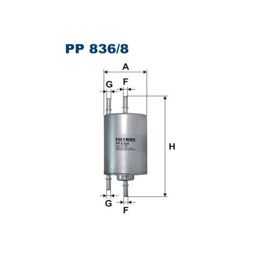 PP 836/8 - Bränslefilter 