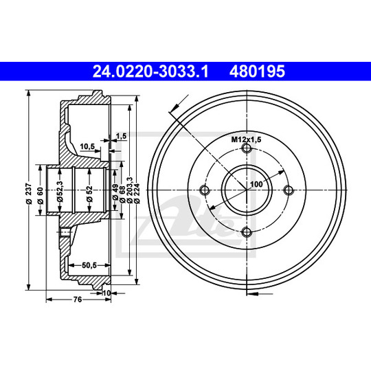 24.0220-3033.1 - Piduritrummel 