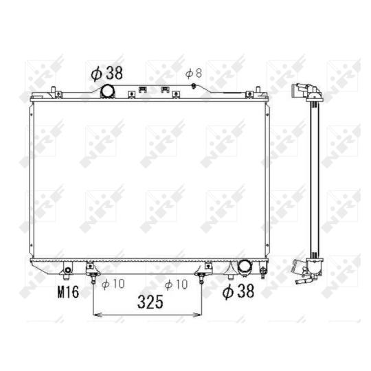 53319 - Radiator, engine cooling 