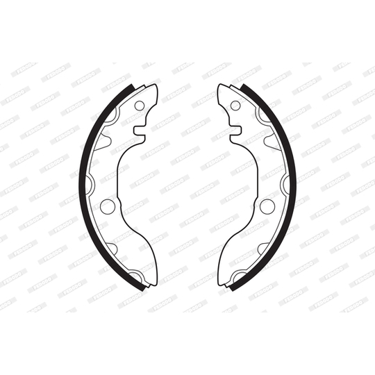 FSB486 - Brake Shoe Set 