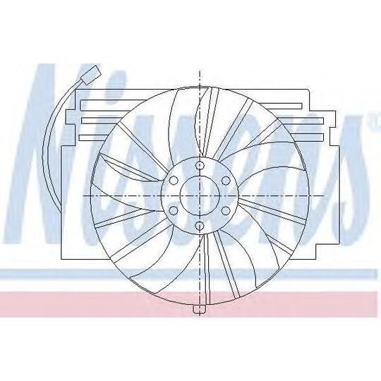 85293 - Fan, A/C condenser 