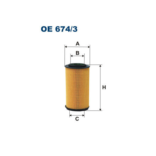OE 674/3 - Oil filter 