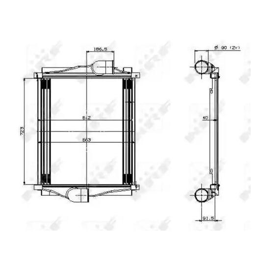 309128 - Intercooler, charger 