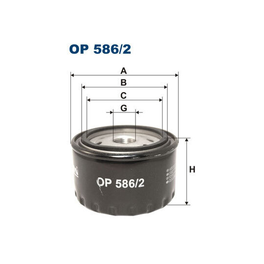 OP 586/2 - Oil filter 