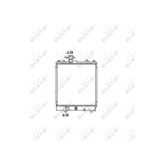 53456 - Radiator, engine cooling 