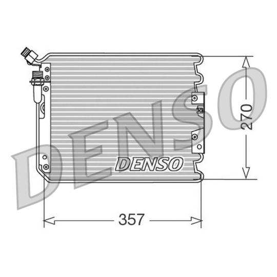 DCN28001 - Condenser, air conditioning 