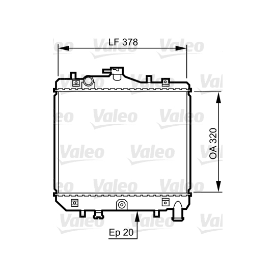 734262 - Radiator, engine cooling 