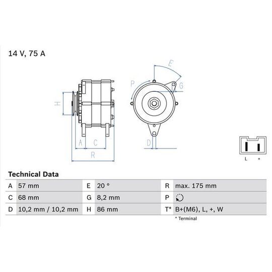 0 986 034 861 - Generator 