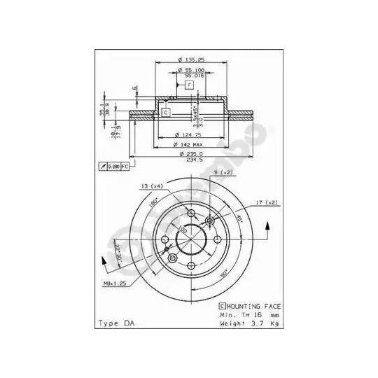 09.5869.20 - Brake Disc 