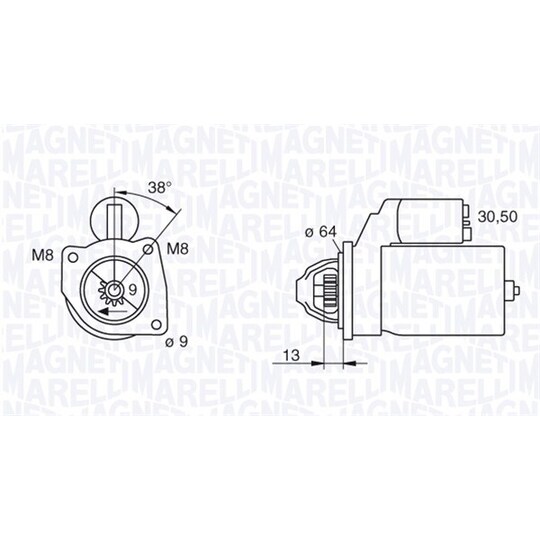 063101021010 - Startmotor 