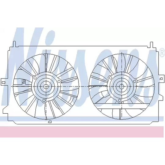 85400 - Fan, radiator 