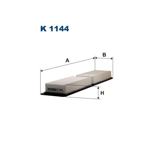 K 1144 - Filter, kupéventilation 