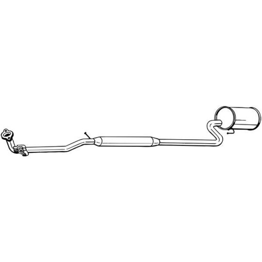 292-023 - Middle Silencer 