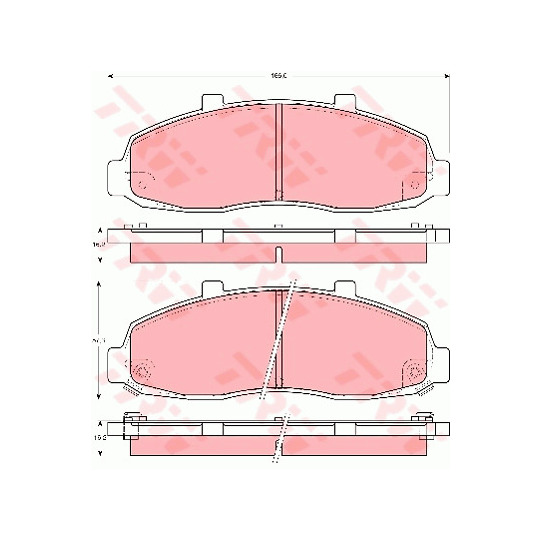 GDB4103 - Brake Pad Set, disc brake 