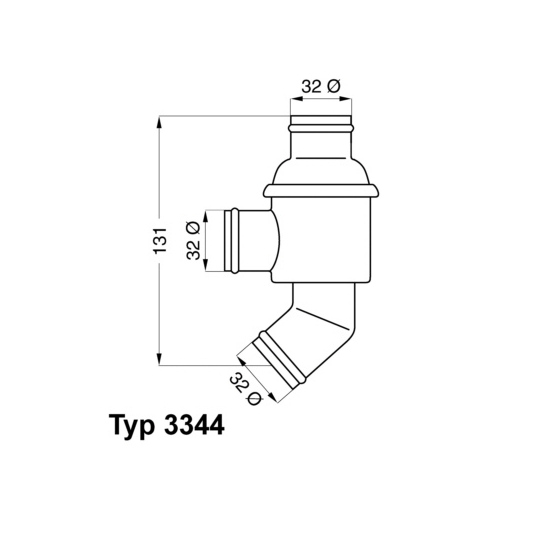 3344.85 - Termostat, kylvätska 