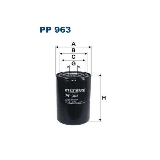 PP 963 - Fuel filter 