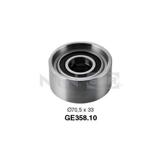GE358.10 - Deflection/Guide Pulley, timing belt 