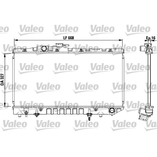 731114 - Radiaator, mootorijahutus 