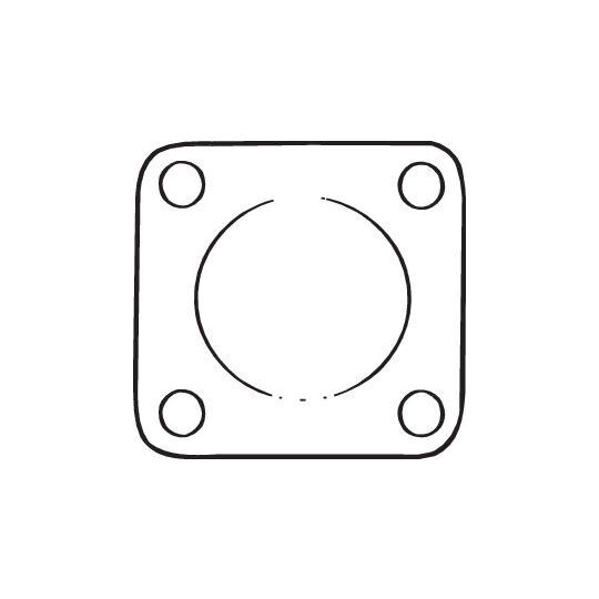 256-102 - Gasket, exhaust pipe 
