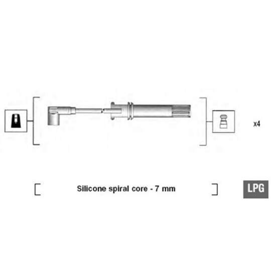 941105280650 - Ignition Cable Kit 