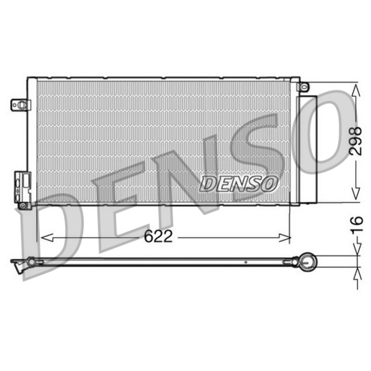 DCN09110 - Condenser, air conditioning 