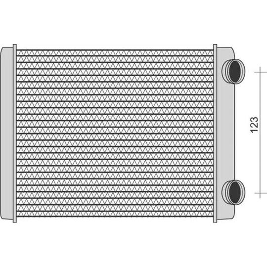 350218299000 - Heat Exchanger, interior heating 