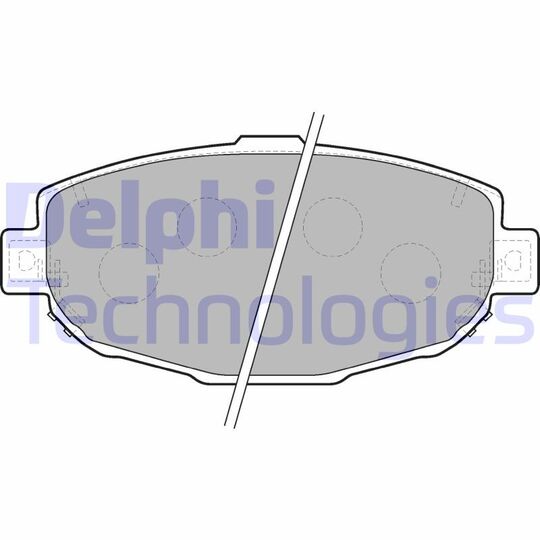LP1661 - Brake Pad Set, disc brake 