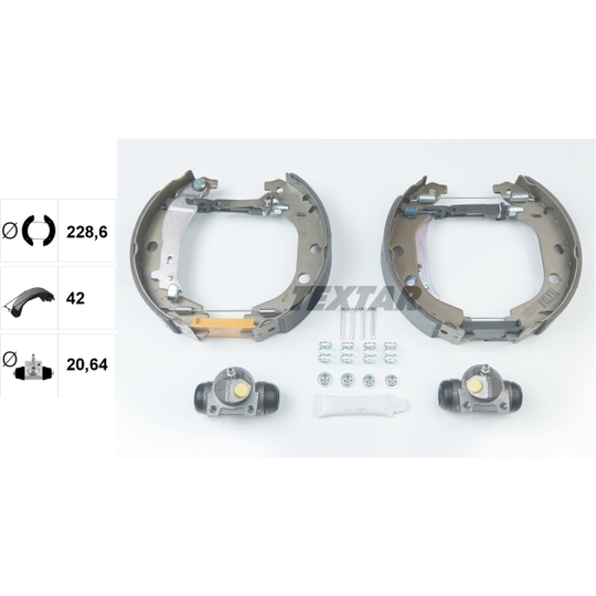 84052601 - Brake Shoe Set 