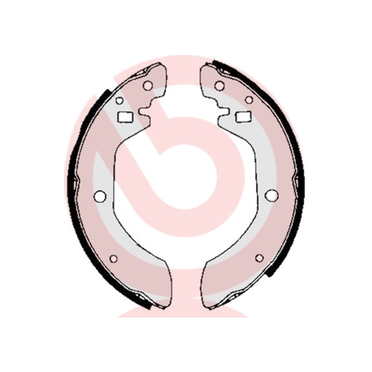 S 56 501 - Brake Shoe Set 