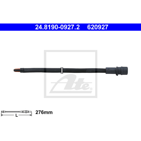 24.8190-0927.2 - Warning Contact, brake pad wear 